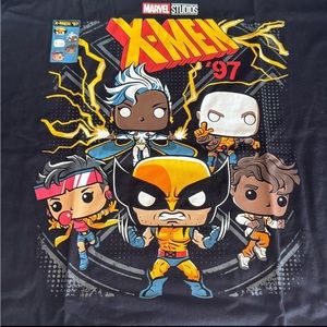 Funko Tees X-men 97 Collector Corps Exclusive T-shirt & pin